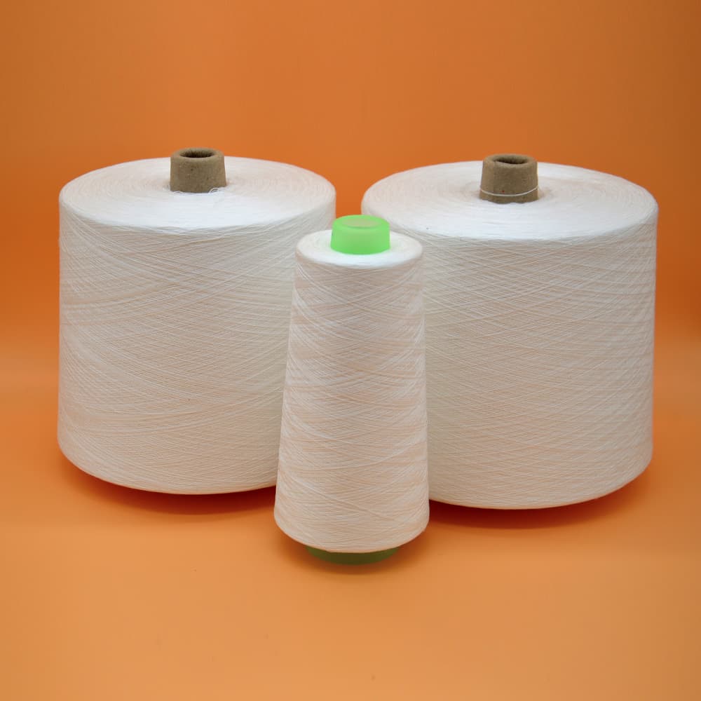 100_ Virgin Spun Polyester Spandex Yarn for Sewing 50S_2